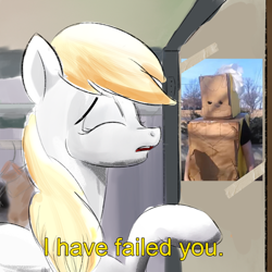 Size: 1000x1000 | Tagged: source needed, safe, artist:tamers12345, edit, oc, oc:aryanne, /mlp/, 4chan, failure, meme