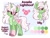 Size: 749x562 | Tagged: safe, artist:cinnamontee, oc, oc only, oc:azaelia lighthoof, pony, unicorn, cutie mark, english, female, horn, mare, passepartout, reference sheet, solo, tongue out