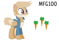 Size: 602x443 | Tagged: safe, artist:mixelfangirl100, hybrid, original species, pony, rabbit, rabbit pony, animal, peter rabbit, ponified