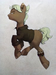 Size: 1560x2080 | Tagged: safe, artist:bullyet, oc, oc only, earth pony, pony, clothes, shirt, solo