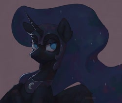 Size: 2357x1999 | Tagged: safe, artist:bullyet, nightmare moon, princess luna, alicorn, pony, g4, female, helmet, mare, peytral, simple background, slit pupils