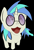 Size: 696x1014 | Tagged: safe, dj pon-3, vinyl scratch, unicorn, g4, my little pony: friendship is magic, horn, meme, simple background, solo