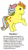 Size: 550x1000 | Tagged: safe, trickles, earth pony, pony, g1, my little pony fact file, official, bow, closed mouth, cute, diatrickles, female, g1 backstory, hooves, mare, rearing, smiling, solo, tail, tail bow, text, trademark