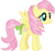 Size: 3179x3000 | Tagged: safe, artist:cloudy glow, fluttershy, pegasus, pony, g4, alternate hairstyle, bow, female, high res, mare, simple background, smiling, solo, spread wings, tail, tail bow, transparent background, vector, wings