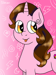 Size: 1668x2224 | Tagged: safe, artist:wrath-marionphauna, oc, oc only, oc:color breezie, :p, tongue out