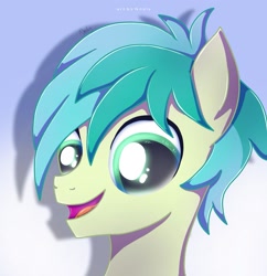 Size: 1881x1941 | Tagged: safe, artist:nnaly, sandbar, earth pony, pony, g4, cute, looking at you, male, open mouth, open smile, sandabetes, smiling, smiling at you, solo