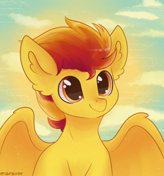 Size: 1400x1500 | Tagged: safe, artist:maravor, oc, oc:dexstar, pegasus, pony, male, solo, stallion