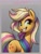 Size: 2000x2625 | Tagged: safe, artist:bestfilly, artist:darkdoomer, applejack, earth pony, pony, g4, alternate hairstyle, alternate mane color, cute, dyed mane, jackabetes, noise, smiling, solo