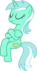 Size: 1280x2441 | Tagged: safe, artist:geometrymathalgebra, lyra heartstrings, pony, unicorn, g4, .svg available, eyes closed, female, horn, mare, simple background, sitting, solo, transparent background, vector