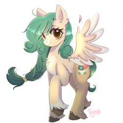 Size: 2160x2160 | Tagged: safe, artist:ponywaifu, oc, pegasus, commission, female, mare, pegasus oc, solo