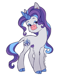 Size: 846x1089 | Tagged: safe, artist:caffeinatedcarny, rarity, pony, unicorn, g4, 80s, alternate cutie mark, belly fluff, cheek fluff, cloven hooves, colored hooves, colored horn, eyeshadow, g5 concept leaks, gradient legs, hooves, horn, leonine tail, makeup, multicolored hair, redesign, simple background, solo, tail, transparent background, vintage