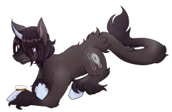 Size: 2300x1500 | Tagged: safe, alternate version, artist:squeezymouse, oc, oc:bow legged, classical unicorn, pony, unicorn, alcohol, bared teeth, blaze (coat marking), butt fluff, cloven hooves, coat markings, colored, colored hooves, colored horn, colored sclera, disgusted, drink, ear fluff, facial markings, full body, glass, glasses off, hair over eyes, hooves, horn, leonine tail, looking at you, male, simple background, solo, stallion, tail, transparent background, unshorn fetlocks, whiskey