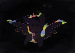 Size: 1906x1347 | Tagged: safe, artist:lunar_plague, pegasus, pony, solo