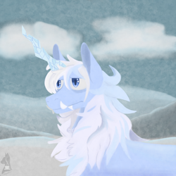 Size: 1600x1600 | Tagged: safe, oc, oc only, kirin, kirin oc, snow, snowfall