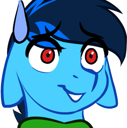 Size: 537x541 | Tagged: safe, artist:mxiiisy, oc, oc only, oc:cobalt chaser, pegasus, pony, blue coat, blue mane, clothes, digital art, emotes, hoodie, jacket, male, oh no, pegasus oc, red eyes, simple background, solo, sweat, sweatdrop, sweater, transparent background