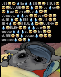 Size: 2000x2522 | Tagged: safe, artist:neoncel, oc, oc only, oc:notde, bat pony, pony, bat pony oc, ear piercing, earring, jewelry, meme, piercing, shitposting