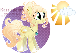 Size: 4600x3300 | Tagged: safe, artist:kazziepones, oc, oc only, oc:solar beam, earth pony, pony, female, mare, solo