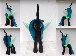 Size: 4168x3101 | Tagged: safe, artist:azdaracylius, queen chrysalis, changeling, g4, irl, photo, plushie, solo