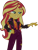 Size: 1911x2520 | Tagged: safe, edit, edited screencap, editor:mrtoonlover83, screencap, sunset shimmer, human, equestria girls, equestria girls specials, g4, my little pony equestria girls: sunset's backstage pass, background removed, belt, clothes, cutie mark on clothes, denim, eyebrows, female, fingers, geode of empathy, grin, jacket, jeans, leather, leather jacket, lidded eyes, magical geodes, music festival outfit, needs more jpeg, not a vector, pants, raised eyebrow, simple background, smiling, solo, teenager, teeth, top, transparent background, wristband