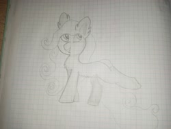 Size: 4160x3120 | Tagged: safe, earth pony, drawing, drawing in a notebook, pencil drawing, sheet in cells, traditional art