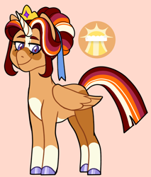 Size: 1988x2332 | Tagged: safe, artist:iesbeans, oc, oc only, oc:morning glow, alicorn, pony, alicorn oc, horn, magical lesbian spawn, offspring, parent:sunset shimmer, parent:twilight sparkle, solo, wings