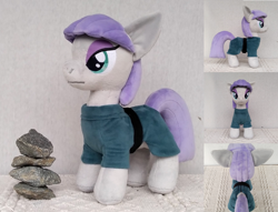 Size: 5480x4185 | Tagged: safe, artist:azdaracylius, maud pie, pony, g4, absurd resolution, irl, photo, plushie, solo, stone