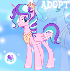 Size: 1280x1307 | Tagged: safe, artist:vi45, oc, alicorn, pony, crown, jewelry, male, regalia, solo, stallion