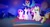 Size: 1980x1080 | Tagged: safe, artist:naafreelanceartist, applejack, fluttershy, pinkie pie, princess celestia, princess luna, rainbow dash, rarity, twilight sparkle, earth pony, pegasus, pony, unicorn, g4, female, fireworks, happy new year 2020, looking up, lying down, mane six, mare, night, outdoors, picnic blanket, ponyloaf, prone, shooting star, sitting, spread wings, unicorn twilight, wings