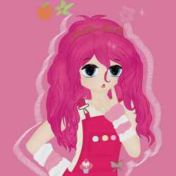 Size: 1280x1280 | Tagged: safe, artist:emma63194nr, pinkie pie, human, equestria girls, g4, female, solo