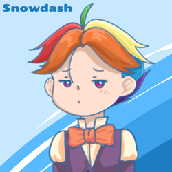 Size: 1080x1080 | Tagged: safe, artist:jidian51450, rainbow dash, human, g4, humanized