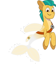 Size: 4215x5453 | Tagged: safe, seapony (g4), g5, my little pony: tell your tale, official, spirit of adventure, spoiler:g5, spoiler:my little pony: tell your tale, spoiler:tyts02e35, .ai available, .svg available, male, sheriff's badge, simple background, smiling, solo, stallion, svg, transparent background, vector