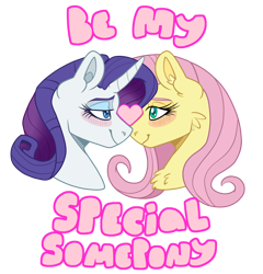 Size: 3930x4100 | Tagged: safe, artist:ponykeda, fluttershy, rarity, pegasus, pony, unicorn, g4, chest fluff, duo, duo female, female, hearts and hooves day, holiday, horn, lesbian, mare, ship:flarity, shipping, simple background, transparent background, valentine's day