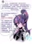 Size: 1079x1440 | Tagged: safe, artist:xian548627, sci-twi, twilight sparkle, human, g4, ask, bust, chinese, female, humanized, ponytail, solo, talking, text