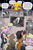 Size: 2480x3794 | Tagged: safe, artist:php104, dj pon-3, pinkie pie, vinyl scratch, oc, oc only, pegasus, pony, unicorn, comic:rock farm, fallout equestria, g4, armor, balloon, band-aid, cake, clothes, comic, confetti, detailed background, fanfic art, female, filly, foal, food, frame, hat, horn, jumpsuit, newspaper, power armor, smiling, speech bubble, vault suit