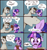 Size: 1300x1396 | Tagged: safe, artist:dosh, twilight sparkle, oc, unnamed oc, alicorn, earth pony, g4, book, comic, creepy, creepy smile, dialogue, exclamation point, female, gradient background, grin, heavy breathing, male, mare, onomatopoeia, open mouth, open smile, self insert, shocked, shocked expression, smiling, stallion, text, twilight sparkle (alicorn), unnamed character, whispering