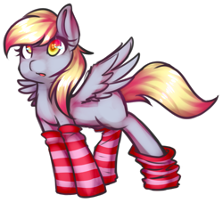 Size: 811x741 | Tagged: safe, artist:artisticallycapricious, derpy hooves, pegasus, g4, clothes, female, simple background, socks, solo, transparent background