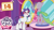 Size: 1281x720 | Tagged: safe, artist:prixy05, rarity, pony, unicorn, my little pony: form your friendship, g4, g5, my little pony: friendship is magic, my little pony: tell your tale, suited for success, female, g4 to g5, generation leap, glasses, horn, indoors, mare, measuring tape, rarity's glasses, solo, thumbnail