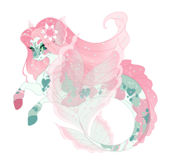 Size: 5600x5100 | Tagged: safe, artist:gigason, oc, oc:aphrodite, seapony (g4), absurd resolution, female, simple background, solo, transparent background