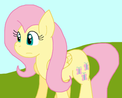 Size: 910x727 | Tagged: safe, artist:cmara, fluttershy, pegasus, g4, female, solo