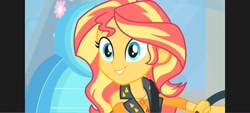 Size: 1600x720 | Tagged: safe, edit, edited screencap, screencap, sunset shimmer, human, driving miss shimmer, equestria girls, g4, my little pony equestria girls: choose your own ending, female, solo