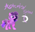 Size: 2748x2535 | Tagged: safe, artist:earth.loser, oc, oc:artemis, oc:selene, pegasus, bow, current form, markings, moon, nervous, parent:pony of shadows, parent:tantabus, parents:tantashadow, protectors of harmony, wing markings, wings