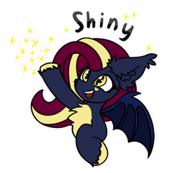 Size: 512x512 | Tagged: safe, artist:rejiser, oc, oc only, oc:nightingale ode, bat pony, bat pony oc, female, simple background, solo, transparent background