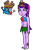 Size: 473x715 | Tagged: safe, artist:kingdom-of-rp, twilight sparkle, human, equestria girls, g4, donkey kong (series), donkey kong country returns, duo, hypnosis, hypnotized, kalimba tiki, looking at each other, looking at someone, simple background, tikki, transparent background