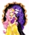 Size: 1717x2048 | Tagged: safe, artist:libbly_libby, fluttershy, rarity, butterfly, human, equestria girls, g4, 2d, black nail polish, bow, brooch, clothes, colored eyelashes, dress, duo, duo female, eyeshadow, female, fingernails, hair bow, jewelry, lipstick, long nails, looking at you, makeup, mirror, nail polish, nails, puffy sleeves, purple eyelashes, purple lipstick, snow white