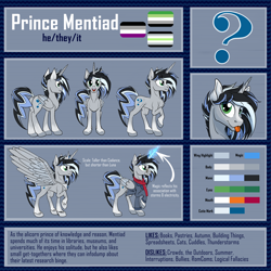 Size: 2700x2700 | Tagged: safe, artist:sixes&sevens, oc, oc only, oc:prince mentiad, alicorn, agender pride flag, alicorn oc, aromantic pride flag, asexual pride flag, blaze (coat marking), clothes, coat markings, concave belly, dappled, facial markings, glasses, horn, jacket, jewelry, male, male alicorn, male alicorn oc, peytral, pride, pride flag, reference sheet, scarf, skinny, socks, sternocleidomastoid, thin, tiara, tongue out, wings