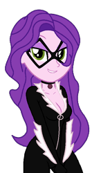 Size: 406x761 | Tagged: safe, artist:robertsonskywa1, pipp petals, human, equestria girls, g4, g5, bedroom eyes, black cat, breasts, busty pipp petals, catsuit, cleavage, equestria girls-ified, female, g5 to equestria girls, g5 to g4, generation leap, marvel, photo, seductive pose, sexy, simple background, solo, spider-man, stupid sexy pipp petals, transparent background