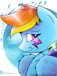 Size: 1200x1600 | Tagged: safe, artist:silverhopexiii, rainbow dash, g4, simple background, solo, white background