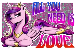 Size: 2048x1344 | Tagged: safe, artist:andy price, princess cadance, g4, female, solo, solo female