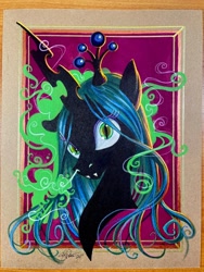 Size: 900x1200 | Tagged: safe, artist:andy price, queen chrysalis, g4