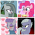 Size: 2090x2090 | Tagged: safe, artist:badumsquish, derpibooru exclusive, limestone pie, marble pie, maud pie, pinkie pie, earth pony, pony, g4, 4 panel comic, blushing, cake, cake slice, comic, cotton candy, dialogue, eyes closed, eyeshadow, female, food, heart, implied mudbriar, implied straight, makeup, mare, ominous, one of these things is not like the other, open mouth, open smile, pie sisters, popcorn, rock farm, show accurate, siblings, sisters, smiling, soda, talking to each other, unamused